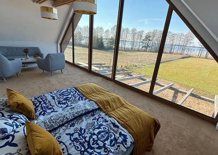 Dom wakacyjny Mazuria Dworek Z Brzegiem Jeziora śniardwy Zdory